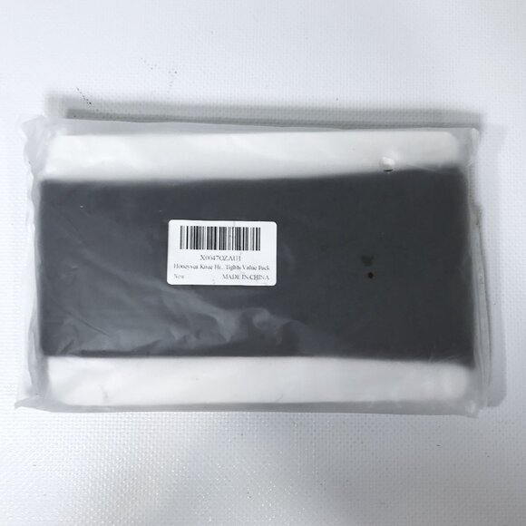 Sheer Knee High Stockings Black 12 Pairs - Picture 6 of 8